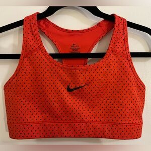 Nike Women's Red Sports Bra -Medium